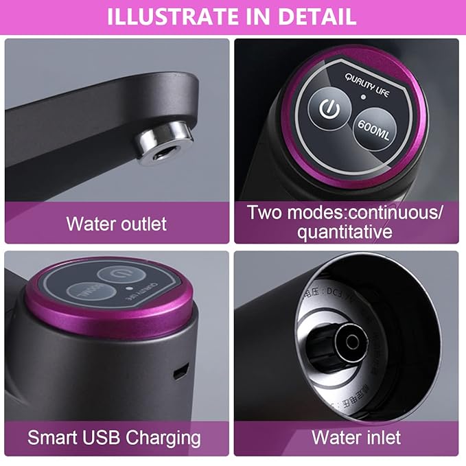 Barreled Water Pumper Mineral Spring Water Dispenser