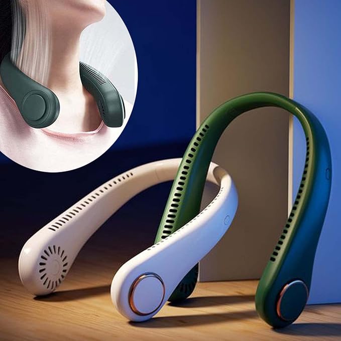 Portable Bladeless Hanging Rechargeable Neck Fan